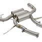 aFe MACHForce XP 2.5in Axle Back Stainless Exhaust w/ Polished Tips 07-13 BMW 335i 3.0L L6 (E90/92)