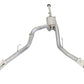 aFe MACHForce XP Exhaust 3in SS Dual Side Exit CB w/ Polish Tips 15 Ford F150 Ecoboost V6-2.7L/3.5L