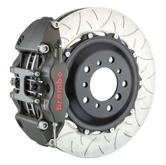 Brembo 97-04 Corvette C5 PISTA Front Race BBK 4 Piston Cast 2pc 355x35x53a 2pc Rotor T3-Clear HA