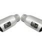 aFe Large Bore-HD 4in 409 Stainless Steel DPF-Back Exhaust w/Polished Tips 15-16 Ford Diesel Truck