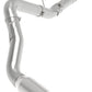 aFe ATLAS 5in DPF-Back Alum Steel Exhaust System w/Polished Tip 19-20 Ram Diesel Trucks L6-6.7L (td)