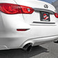 aFe Takeda 2.5in 304 SS Cat-Back Exhaust System w/ Black Tips 16-18 Infiniti Q50 V6-3.0L (tt)