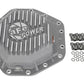 aFe Power Street Ser Rear Diff Cover Raw w/Mach Fin 2017 Ford Diesel Trucks V8-6.7L(td) Dana M275-14