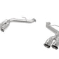 aFe POWER MACH Force-Xp 3in Axle-Back Exhaust 16-20 Chevy Camaro SS V8 6.2L w/o Mufflers - Polished