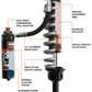 FOX 05+ Toyota Tacoma Performance Elite 2.5 Series Shock Front 2in Lift