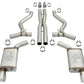 aFe MACHForce XP 3in 304 SS Cat-Back Exhausts w/ Polished Tips 15-17 Ford Mustang GT V8-5.0L/V6-3.7L