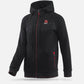 Akrapovic Mens Corpo Zip Hoodie Black - Large