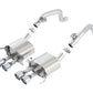 Borla 14-15 Chevy Corvette C7 w/o AFM w/o NPP Atak Rear Section Exhaust Quad Rd RL Tips