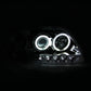 ANZO 1997.5-2003 Ford F-150 Projector Headlights w/ Halo Chrome 1pc