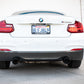 aFe MACH ForceXP 3IN to 2.5IN 304SS Cat-Back Exhaust System w/ Black Tips 14-16 BMW M235i (F22/23)