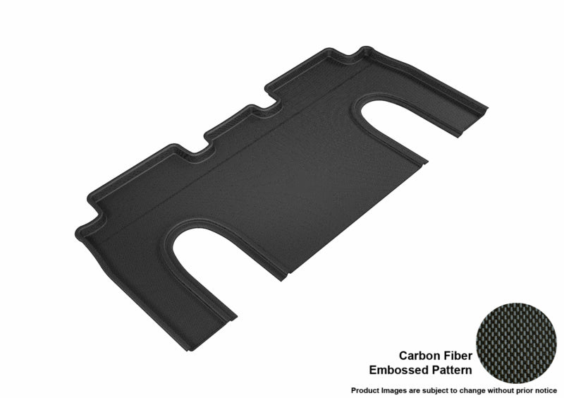 3D MAXpider 2016-2020 Tesla Model X 6-Seats Kagu 2nd Row Floormats - Black