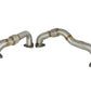 aFe Twisted Steel Header Up-Pipe 08-10 Ford Diesel Trucks V8-6.4L (td)