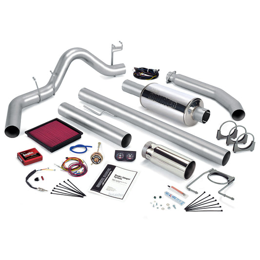 Banks Power 98 Dodge 5.9L Std Cab Stinger System - SS Single Exhaust w/ Chrome Tip