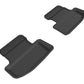 3D MAXpider 2015-2020 Ford Mustang Kagu 2nd Row Floormats - Black