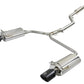 aFe Takeda Exhaust 304SS Dual Cat-Back w/ Black Tips 13-17 Honda Accord LX/EX/EX-L Sedan L4 2.4L