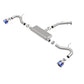 aFe Takeda 2.5in 409 SS Axle-Back Exhaust System Blue Flame 18-20 Hyundai Elantra GT L4-1.6L(t)