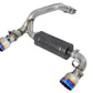 aFe Takeda 3in 304 SS Axle-Back Exhaust System w/ Blue Flame Tip 16-18 Ford Focus RS 2.3L (t)