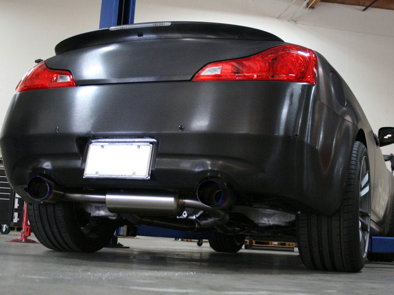 aFe Takeda 2-1/2in 304SS Cat-Back Exhaust Infiniti G37 08-13/Q60 14-15 V6-3.7 w/ Blue Flame Tips