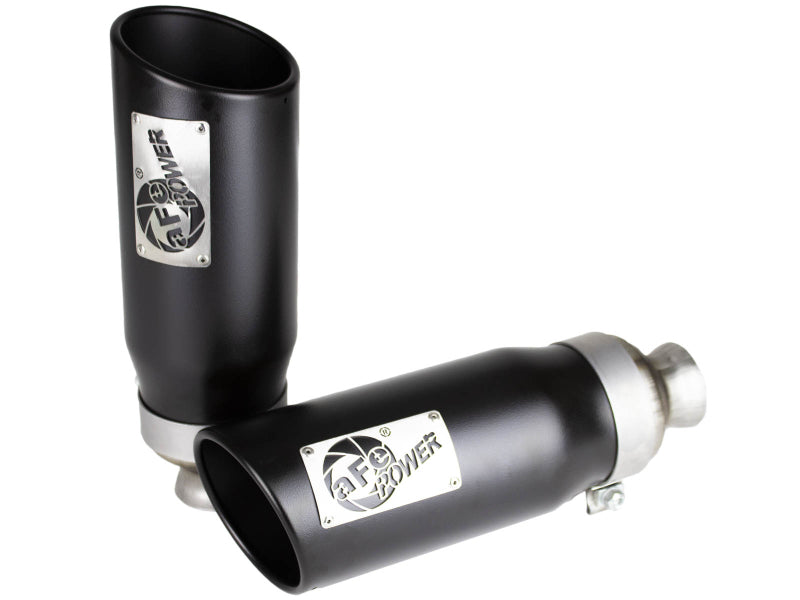 aFe MACH Force-XP 4-1/2in Steel OE Replacement Exhaust Tips - 2021+ Dodge Ram (5.7L V8) - Black