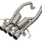 aFe MACHForce XP 3in-2 1/2in Axle Back 304SS Exhaust w/ Polished Tips 15-17 Chevy Corvette Z06