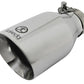 aFe Takeda 304 Stainless Steel Clamp-On Exhaust Tip 2.5in. Inlet / 4.5in. Outlet / 9in. L - Polished