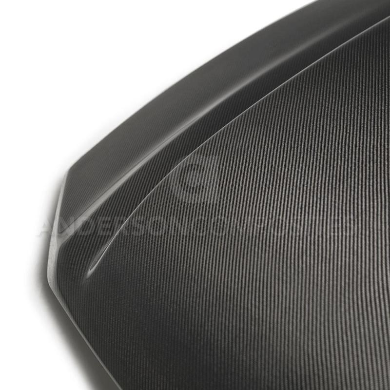 Anderson Composites 10-12 Ford Mustang Type-CJ 3in Carbon Fiber Cowl Hood