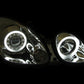 ANZO 1998-2005 Lexus Gs300 Projector Headlights w/ Halo Chrome