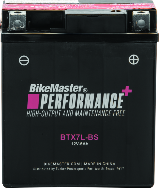 BikeMaster BTX7L-BS Battery