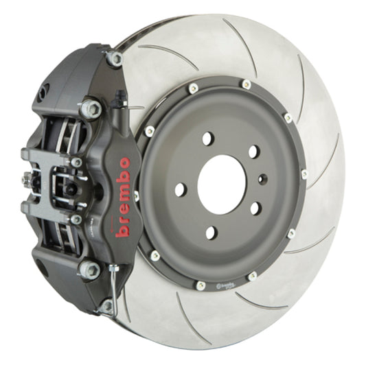 Brembo 16-23 Shelby GT350 PISTA Front Race BBK 4 Piston Billet 2pc380x34x6 5a 2pc Rotor T5-Clear HA