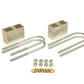 Belltech LOWERING BLOCK KIT 3inch EXTRUDED BLOCKS