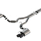 Borla 2024 Ford Mustang GT 5.0L V8 3 in S-Type Catback Non-Active Exhaust- Carbon Fiber Quad Tip