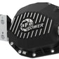 aFe Street Series Rear Differential Cover Black w/Machined Fins 20+ Jeep Gladiator JT (Dana M220)