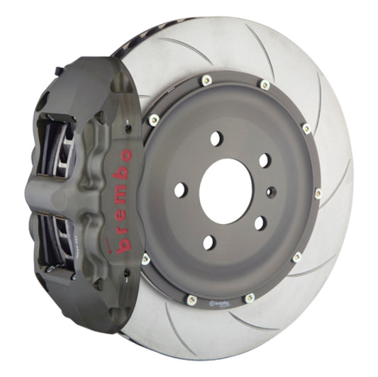 Brembo 95-98 993 C2/993 C4 PISTA Front Race BBK 4 Pist Cast 2pc 328 x32x6 4a 2pc Rotor T5-Clear HA