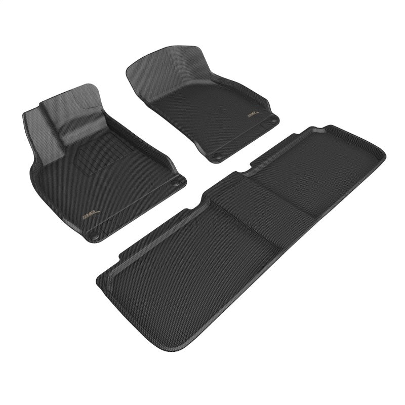 3D Maxpider 22-23 Lucid Air Kagu Floor Mat- Black R1 R2