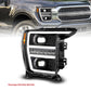 Anzo 21-23 Ford F150 LED Projector Headlight w/Switchback+Sequential - Black (Passenger Side Only)