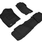 3D Maxpider 07-14 Chevrolet Tahoe With Bench 2nd Row Elegant 1st 2nd Row - Floor Mat Set (Black)