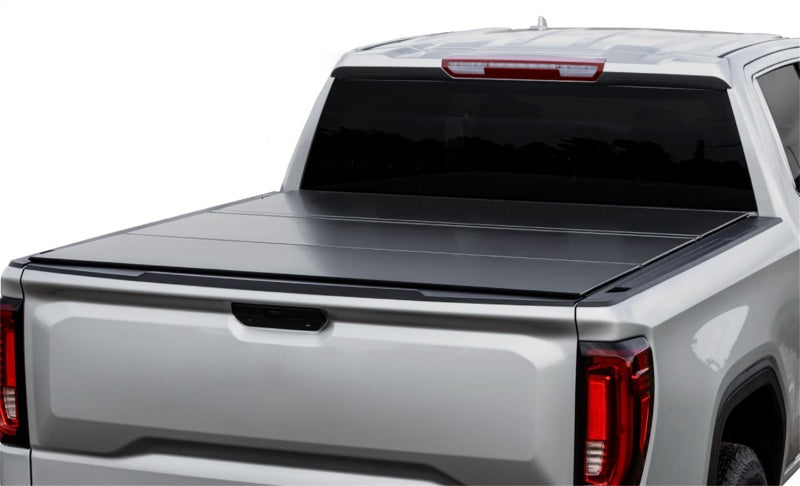 Access LOMAX Tri-Fold Cover 2019+ Chev/GMC Full Size 1500 5ft 8in Standard Bed - Matte Black