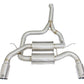 aFe MACHForce XP SS-304 Polish Tip 2.5in Dia Axle Back Exhaust 12-15 BMW 335i (F30) 3.0L (t)