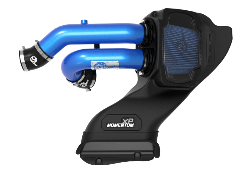 aFe 21-22 Ford F-150 Raptor V6-3.5L(tt) Momentum XP Cold Air Intake System - Blue w/ Pro 5R Filter