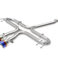 aFe Takeda 2-1/2in 304 SS Axle-Back Exhaust w/Blue Flame Tips 17-20 Honda Civic Sport L4-1.5L (t)