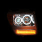 ANZO 2007-2012 Dodge Nitro Projector Headlights w/ Halo Chrome (CCFL) G2