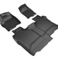 3D Maxpider 19-24 GMC Sierra 1500 Crew Cab 5-Seat Kagu Black R1 R2 (Trim To Fit Underseat Box)