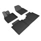 3D MAXider 19-23 Subaru Solterra Kagu Black Floor Mat - Row 1/2