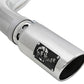 aFe Large Bore-HD 4in 409 SS DPF-Back Exh 18-19 Ford F-150 V6-3.0L (td) w/ Polished Tip