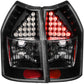 ANZO 2005-2008 Dodge Magnum LED Taillights Black