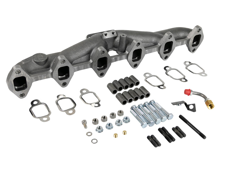 aFe Power BladeRunner Ported Ductile Iron Exhaust Manifold 94-98 Dodge Diesel Trucks L6-5.9L (td)