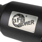 aFe Power Universal 5in Inlet 8in Outet MACH Force-XP Clamp-On Exhaust Tip - Black