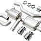 AWE 19-23 BMW 330i / 21-23 BMW 430i Base G2X Touring Axle Back Exhaust - Chrome Silver