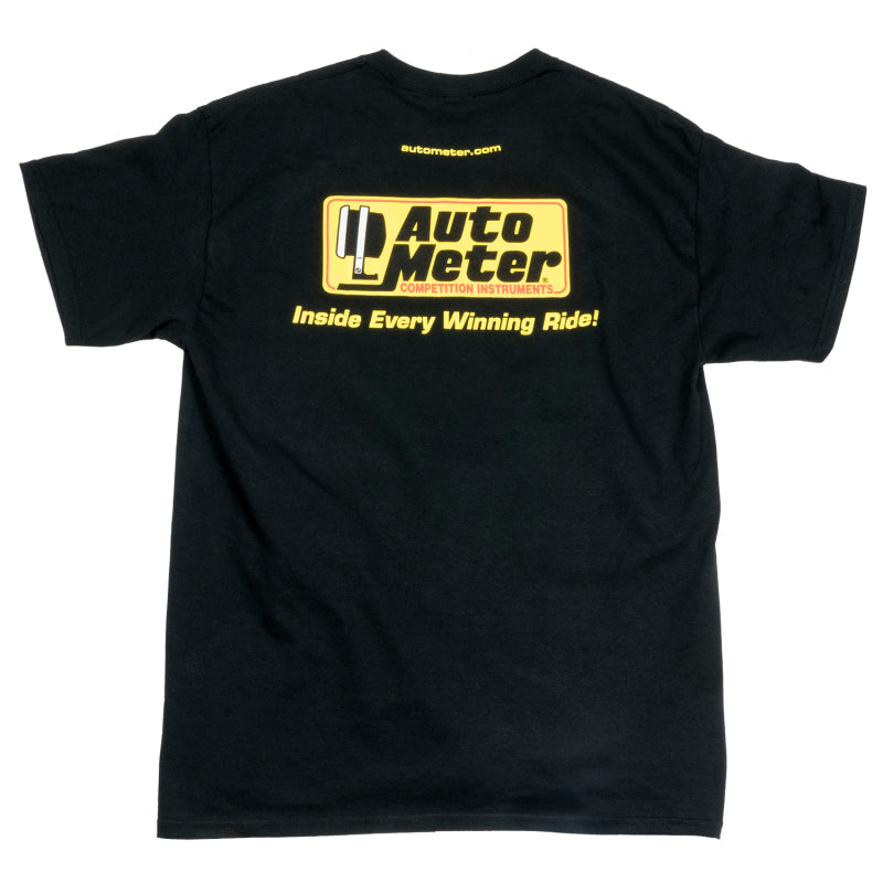 Autometer Black Competition Instruments T-Shirt - XXL