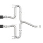 aFe Takeda 2-1/2in 304 SS Axle-Back Exhaust w/Carbon Tips 17-20 Honda Civic Sport L4-1.5L (t)